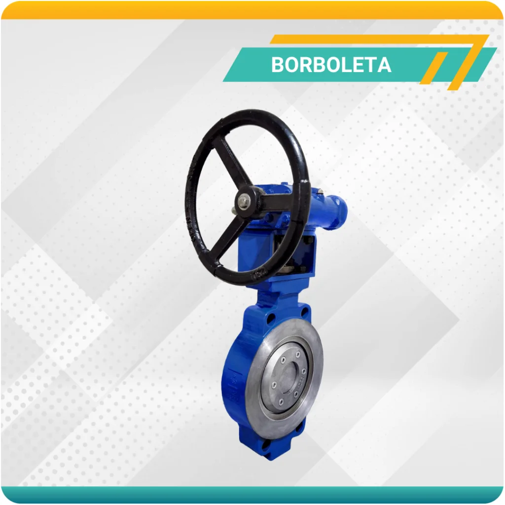 Válvula borboleta: diferença entre concêntrica, bi excêntrica e tri excêntrica